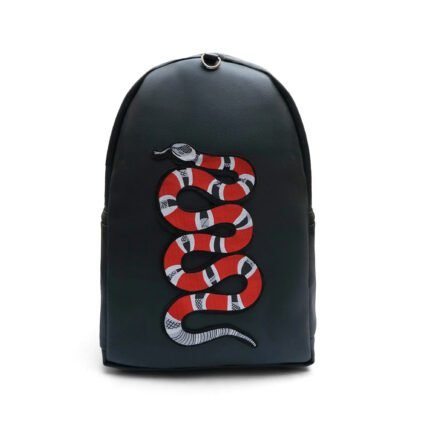 Embroiderd snake backpack
