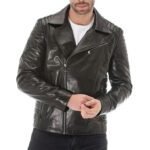Vanguard | Men's Black Sheep Leather Biker Jacket