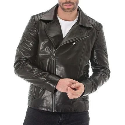Vanguard | Men's Black Sheep Leather Biker Jacket