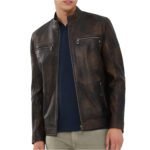 Bohemia | Men's Vintage Brown Sheepskin Leather Jacket