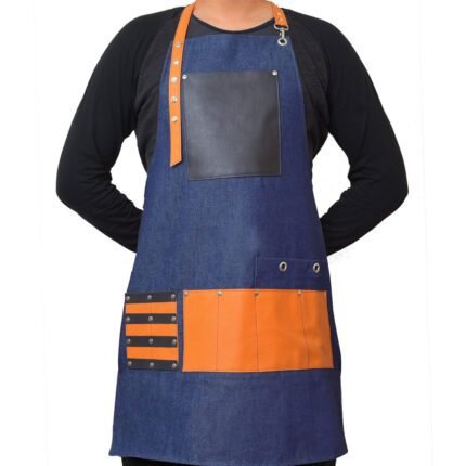Professional Blue Jeans Barber Apron