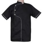 Professional & Stylish Black Barber Shirt