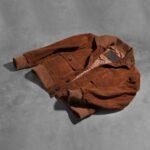 Eaton Brown Suede Bomber Jacket