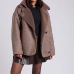 Urban Bliss Brown Faux Shearling Jacket